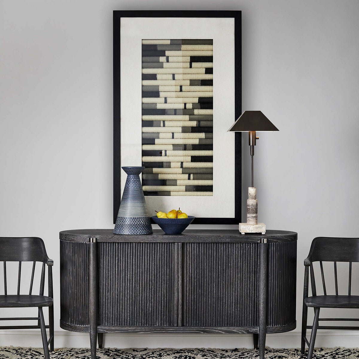 Flaxen Scroll Shadow Box Paintings & Pictures| Uttermost