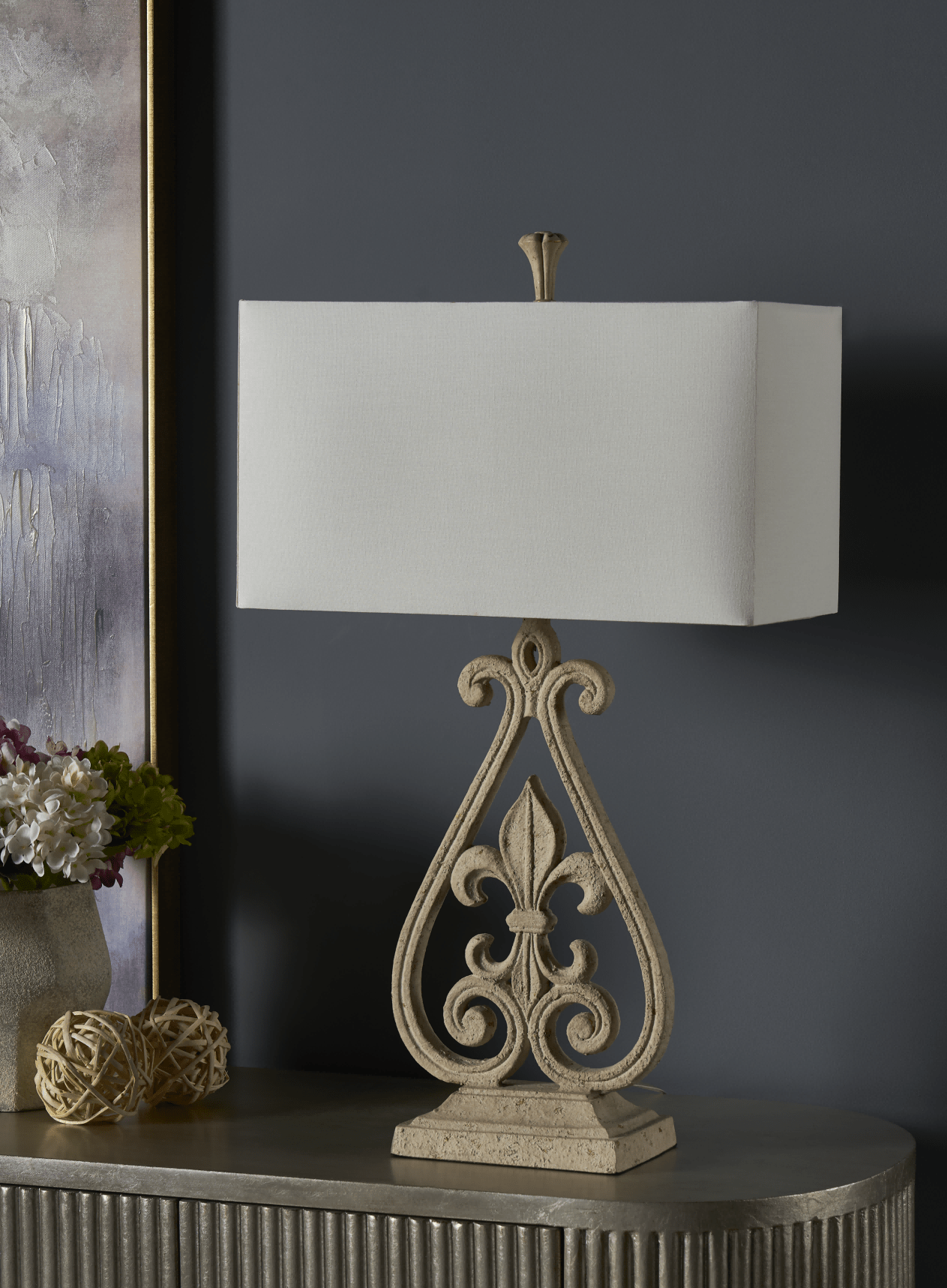 Fleur De Lis Table Lamp Table Lamps| Crestview