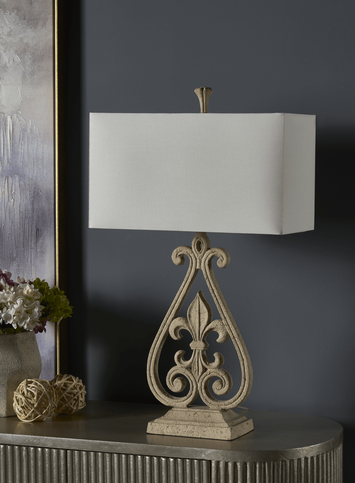 Fleur De Lis Table Lamp Table Lamps| Crestview