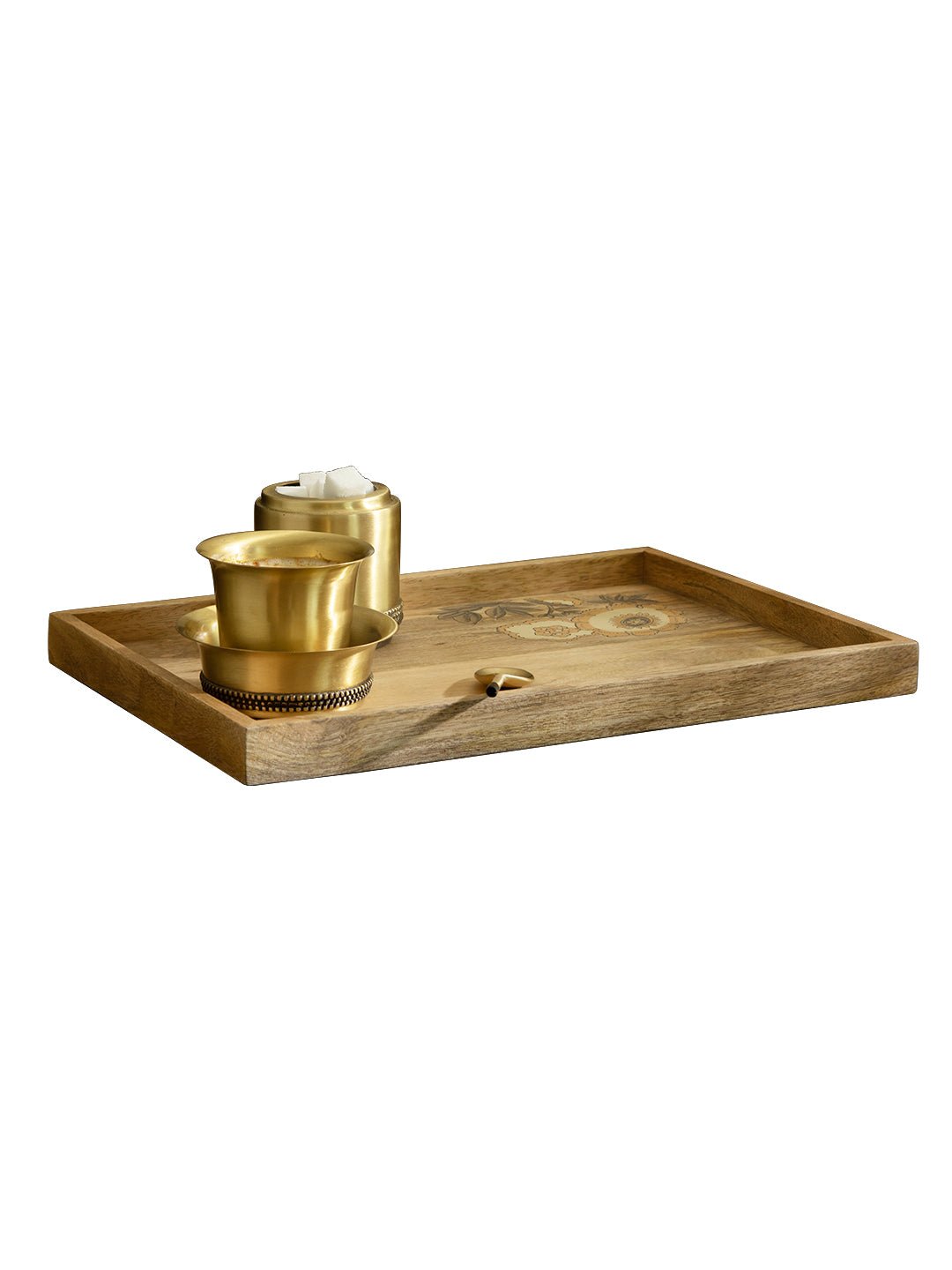 Fleur D'or Rect Tray Tray| Roots Furniture