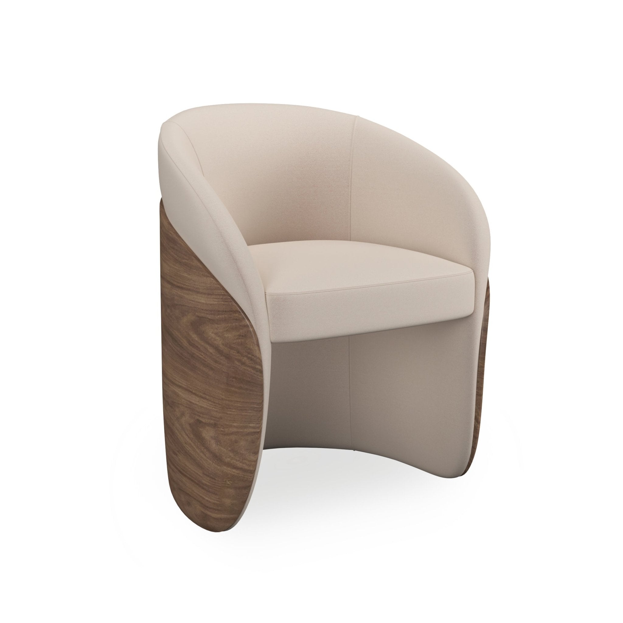 FLEUR WOOD BACK DINING CHAIR Dining Chairs| Caracole