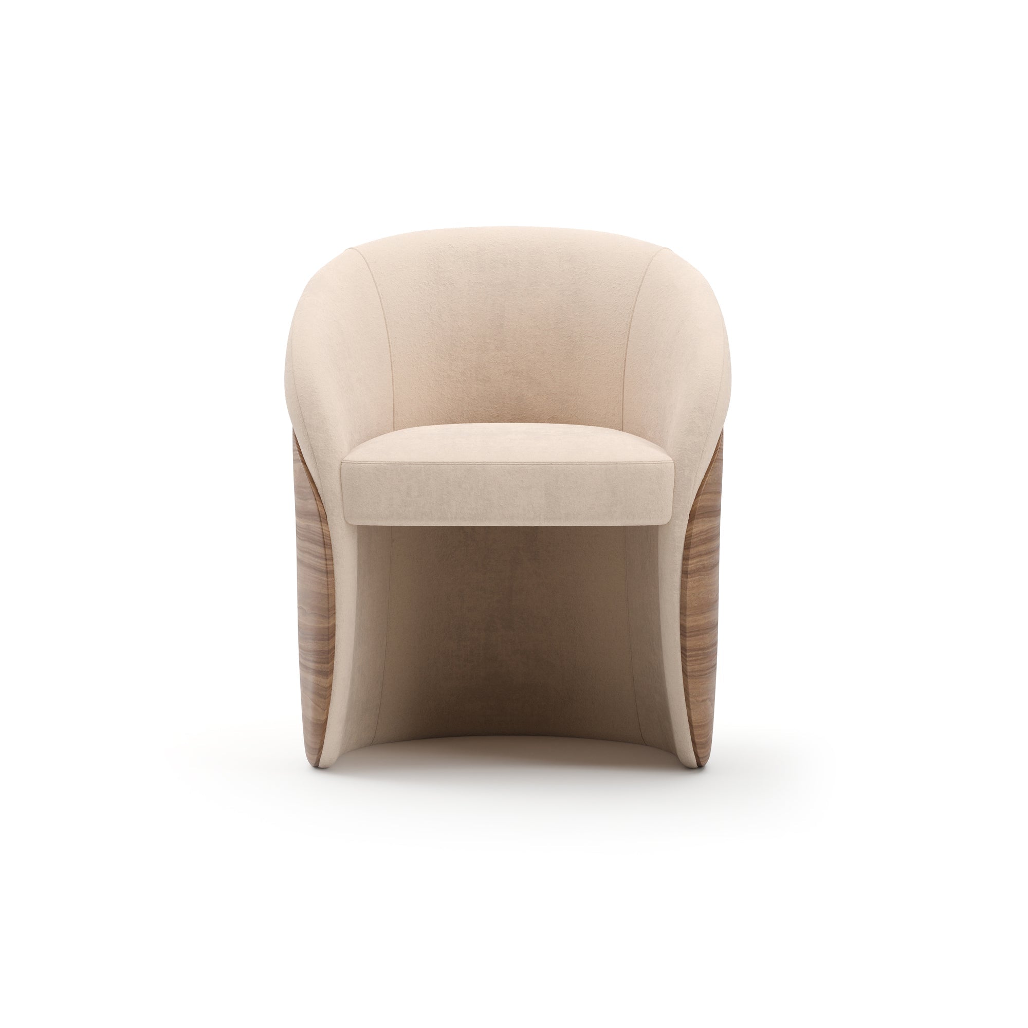 FLEUR WOOD BACK DINING CHAIR Dining Chairs| Caracole