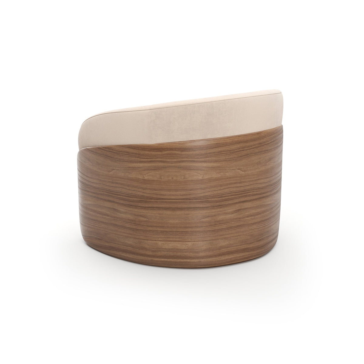 FLEUR WOOD BACK LOUNGE CHAIR Chairs| Caracole