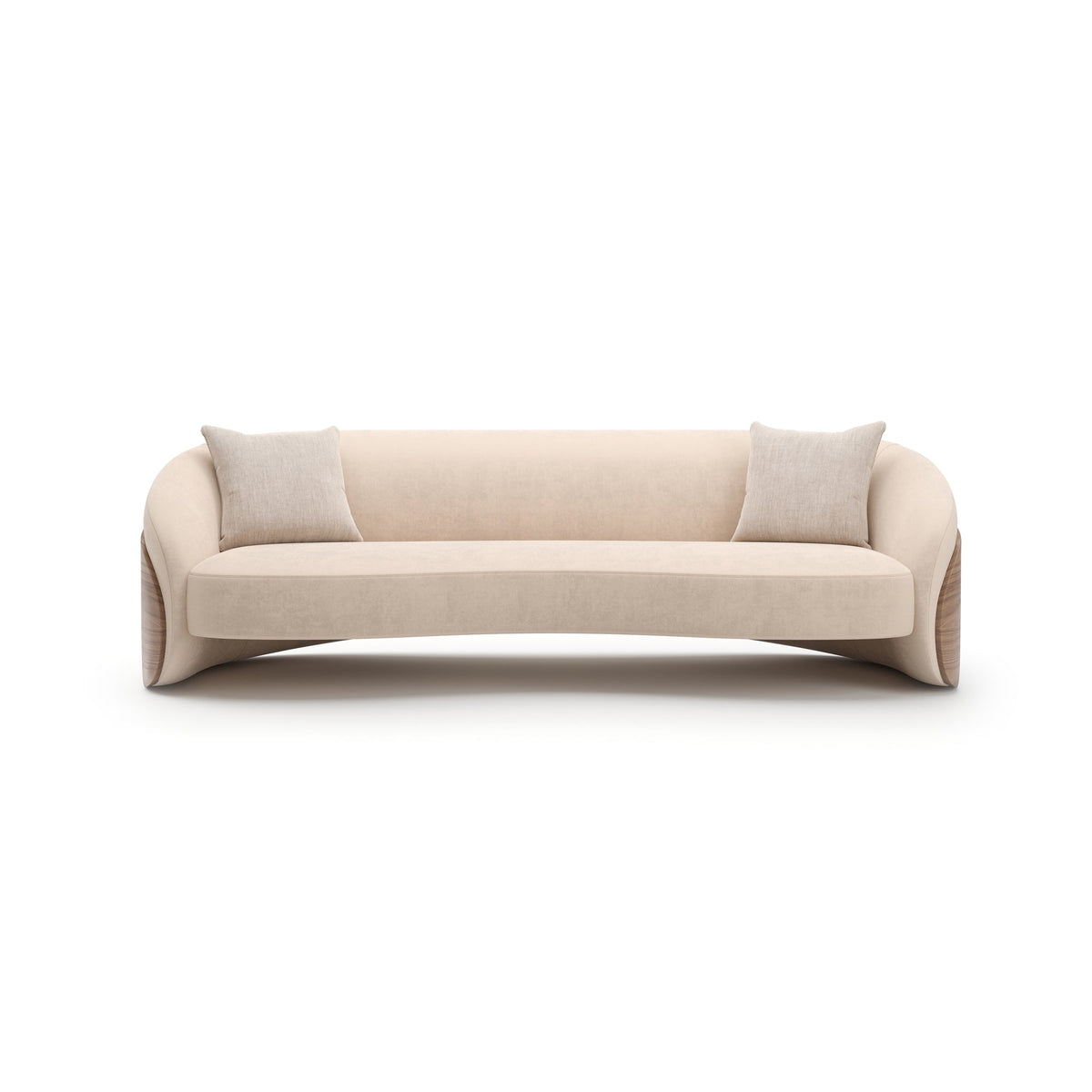 FLEUR WOOD BACK SOFA Sofas & Loveseats| Caracole