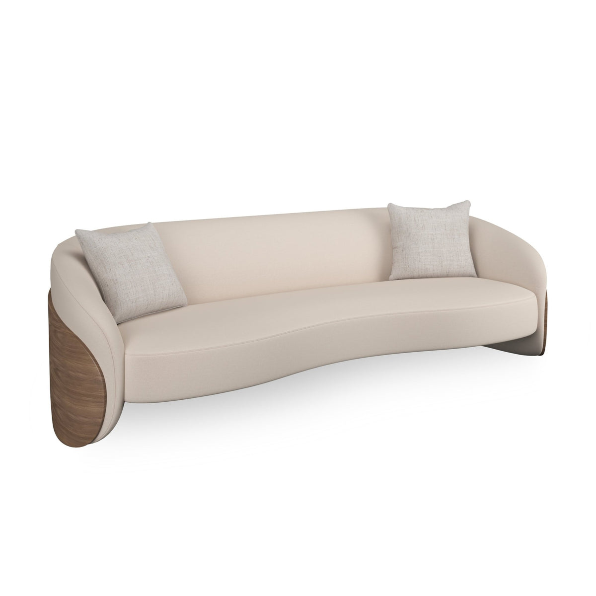 FLEUR WOOD BACK SOFA Sofas & Loveseats| Caracole