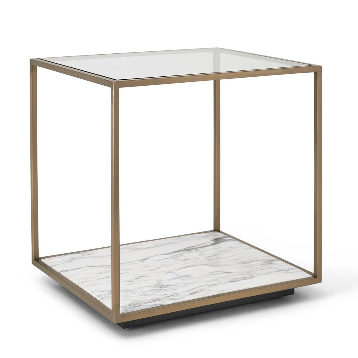 Floating Plane End Table - Marble/Brass Accent & End Tables| Uttermost