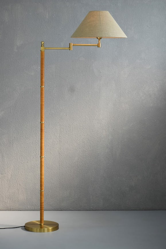 FLOOR LAMP W/ SHADE - Al Rugaib Furniture