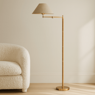 FLOOR LAMP W/ SHADE - Al Rugaib Furniture