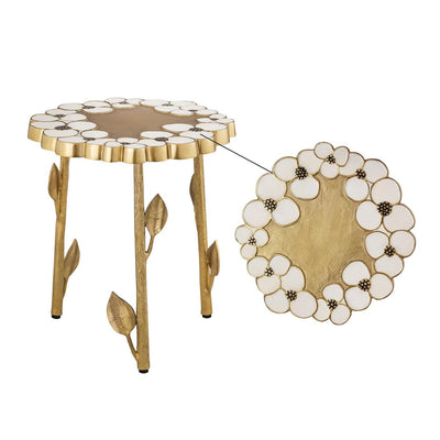 Flor Handpainted Side Table - Al Rugaib Furniture