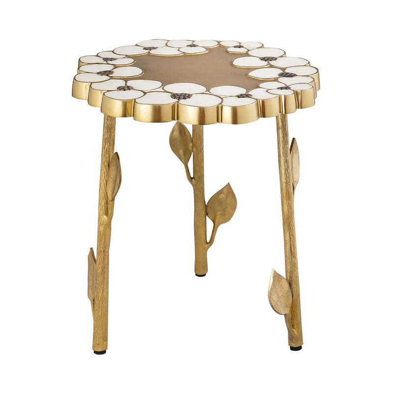 Flor Handpainted Side Table - Al Rugaib Furniture