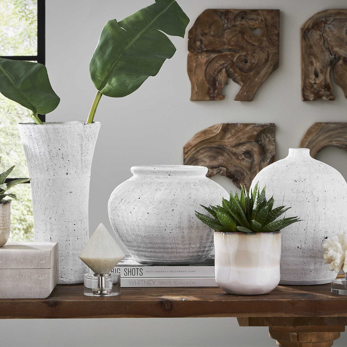 Floreana Vase, Round Vases and Jars| Uttermost