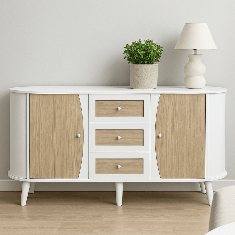 Florence Elegant Buffet with a Minimalist Scandinavian Design buffet cabinet| Otath