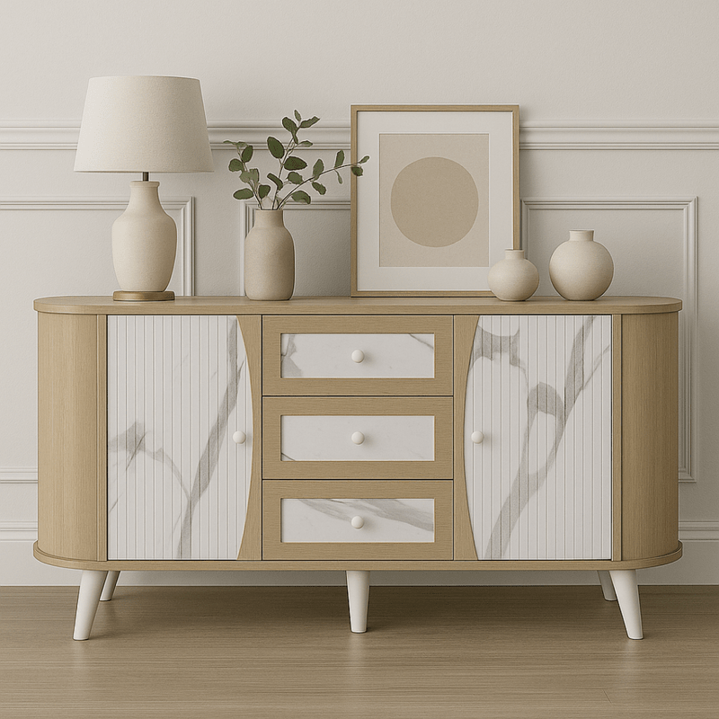 Florence Elegant Buffet with a Minimalist Scandinavian Design buffet cabinet| Otath