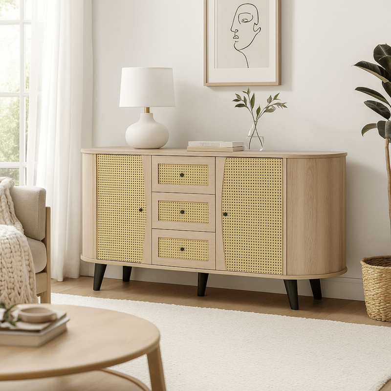 Florence Elegant Buffet with a Minimalist Scandinavian Design buffet cabinet| Otath