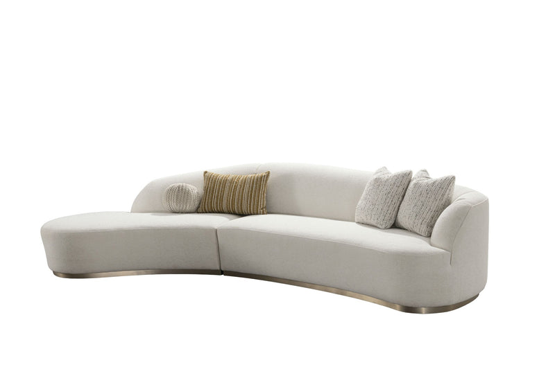 Florence Off White Sectional - Al Rugaib Furniture