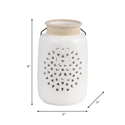 FLOWER CUT OUT LANTERN - Al Rugaib Furniture