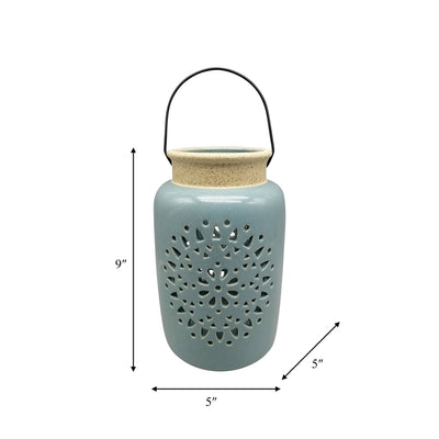 FLOWER CUT OUT LANTERN - Al Rugaib Furniture