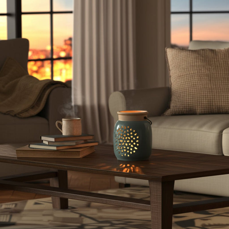 FLOWER CUT OUT LANTERN - Al Rugaib Furniture