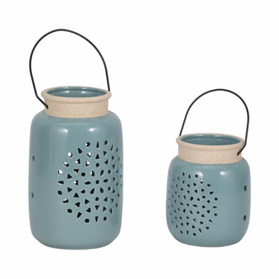 FLOWER CUT OUT LANTERN - Al Rugaib Furniture