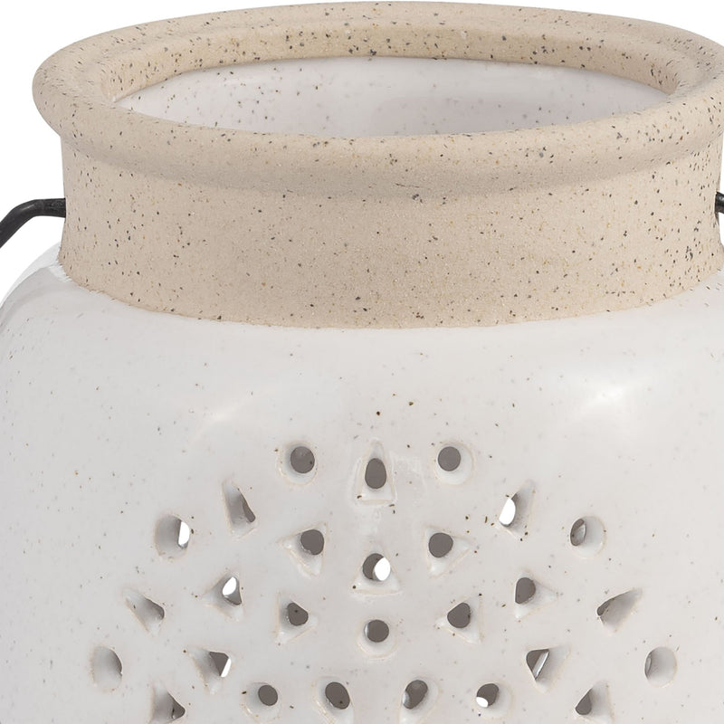 FLOWER CUT OUT LANTERN - Al Rugaib Furniture