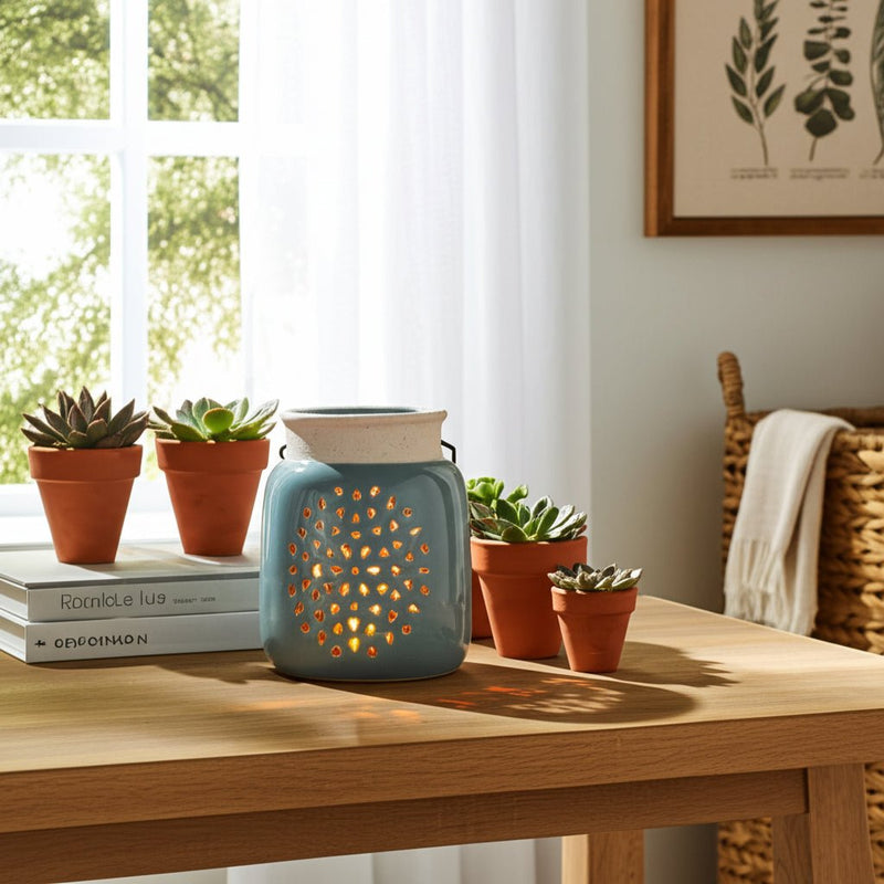 FLOWER CUT OUT LANTERN - Al Rugaib Furniture