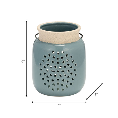 FLOWER CUT OUT LANTERN - Al Rugaib Furniture