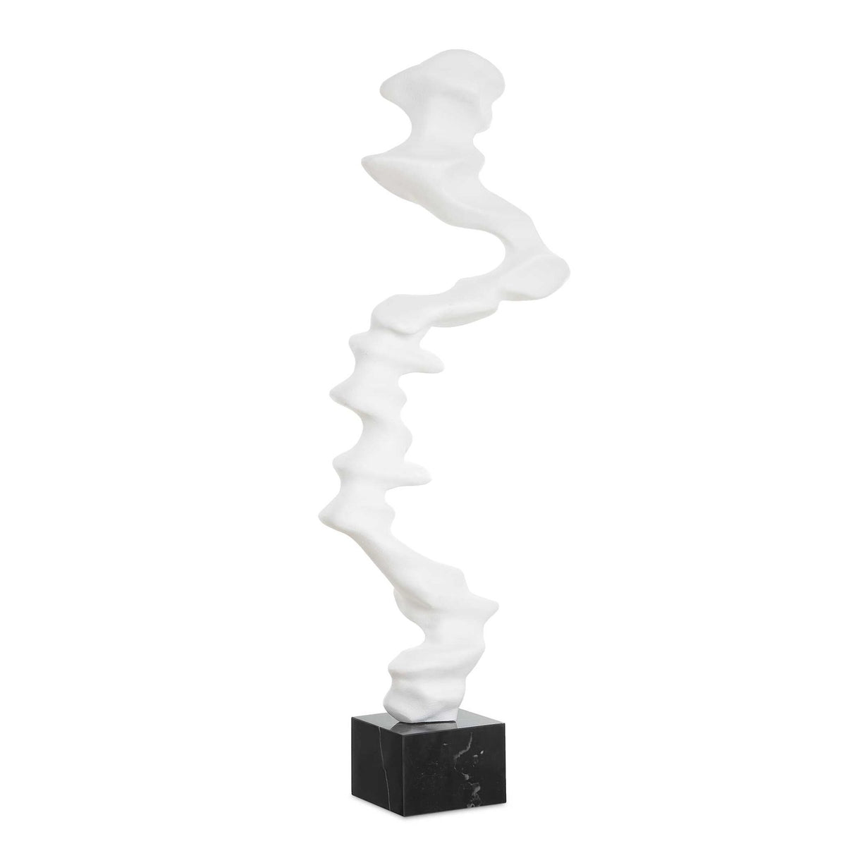 Flux Indoor-Outdoor White Sculpture Table Decors| Uttermost