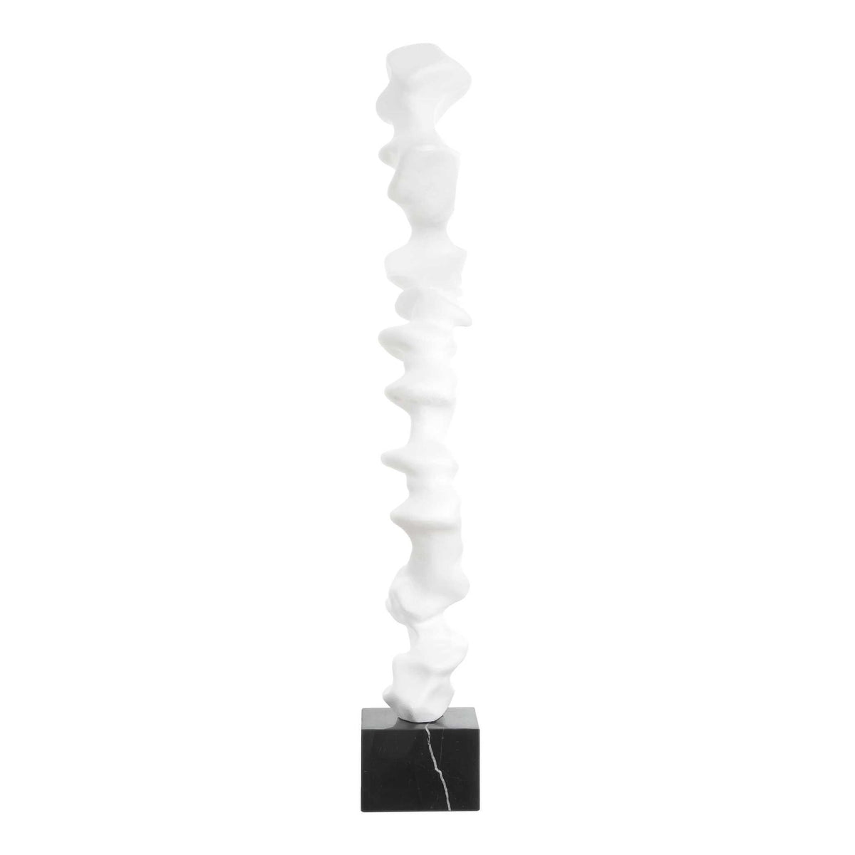 Flux Indoor-Outdoor White Sculpture Table Decors| Uttermost
