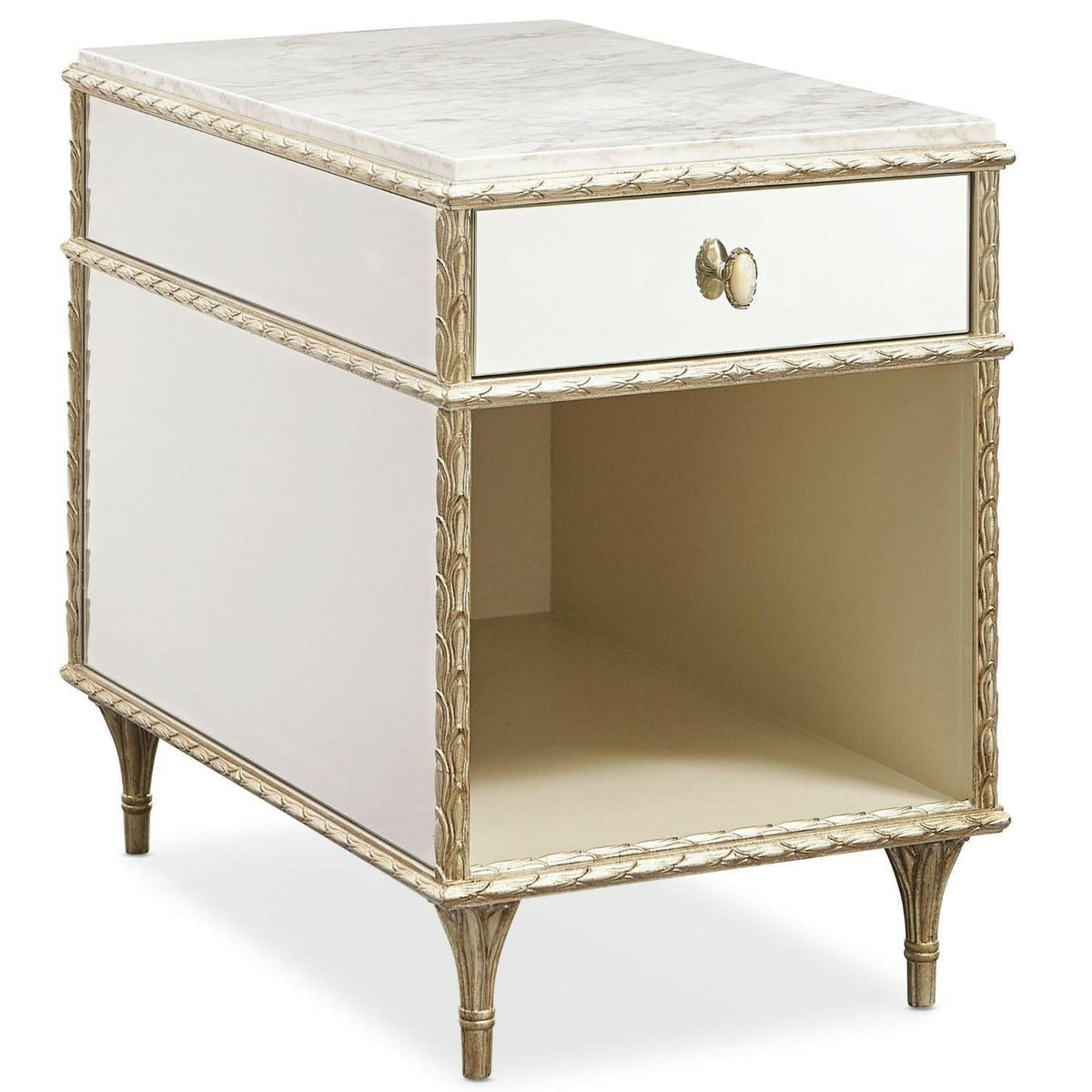 Fontainebleau - Rectangular End Table Accent & End Tables| Caracole