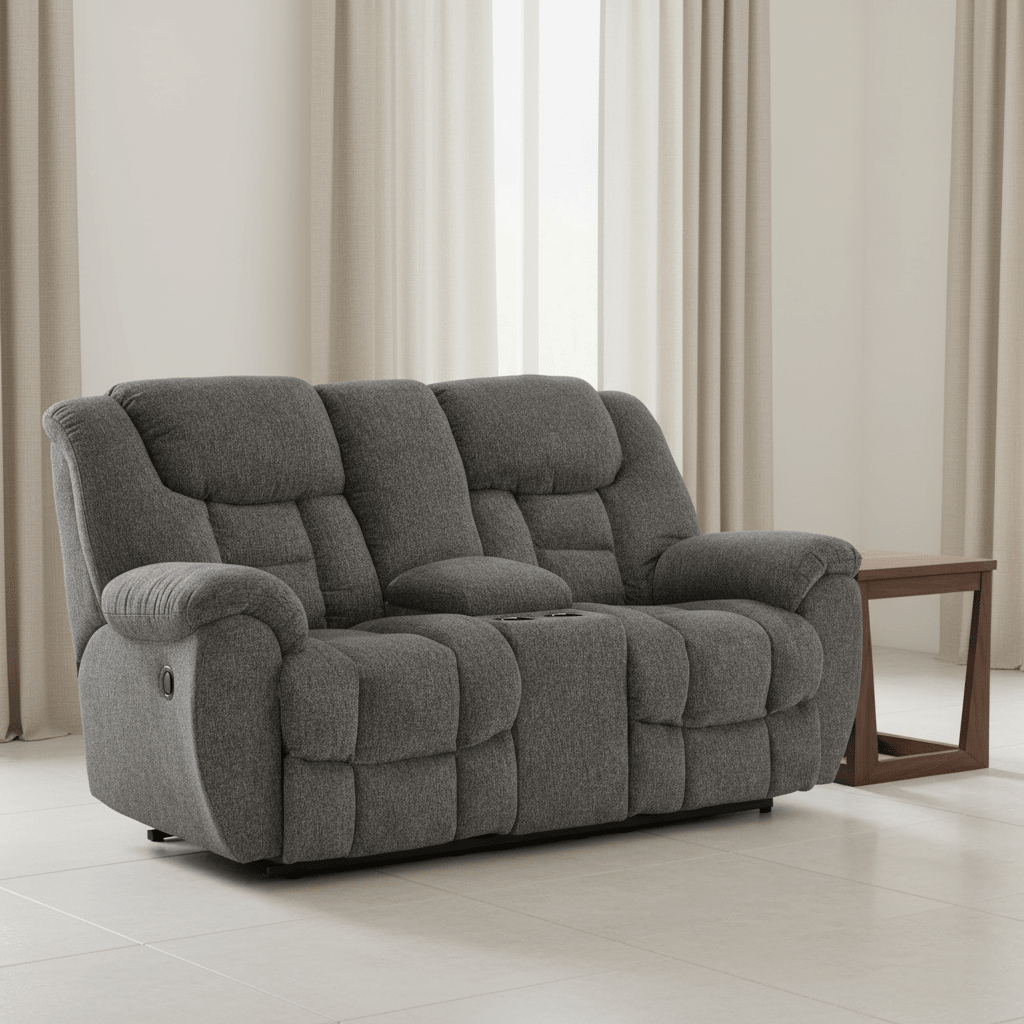 Foreside Reclining Loveseat with Console Recliners| Ashley Homestore