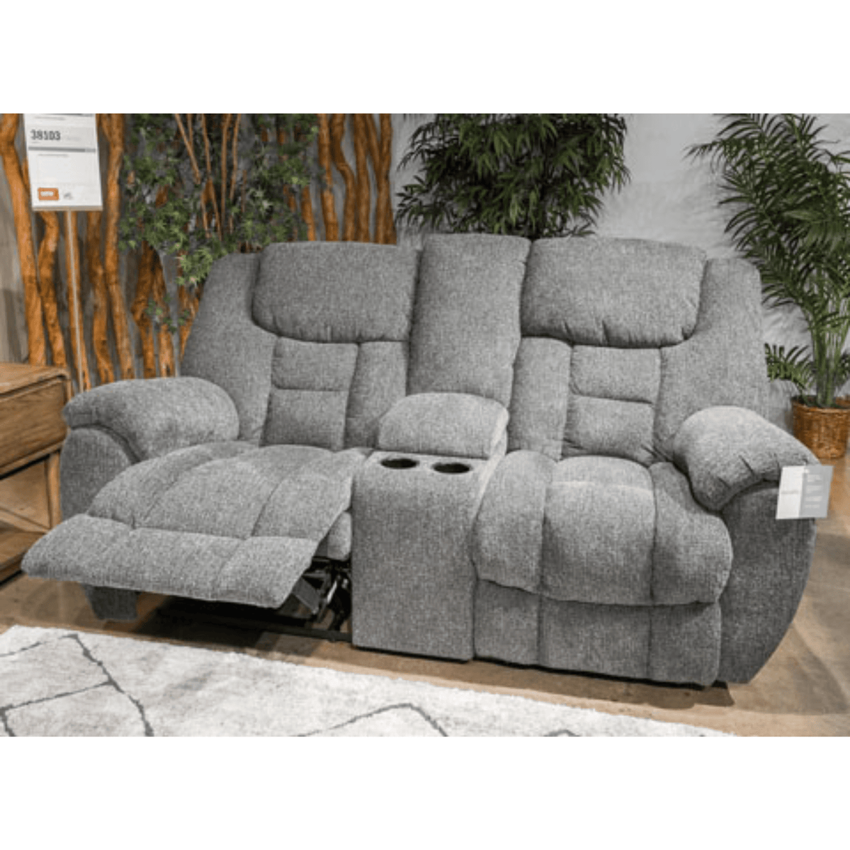 Foreside Reclining Loveseat with Console Recliners| Ashley Homestore