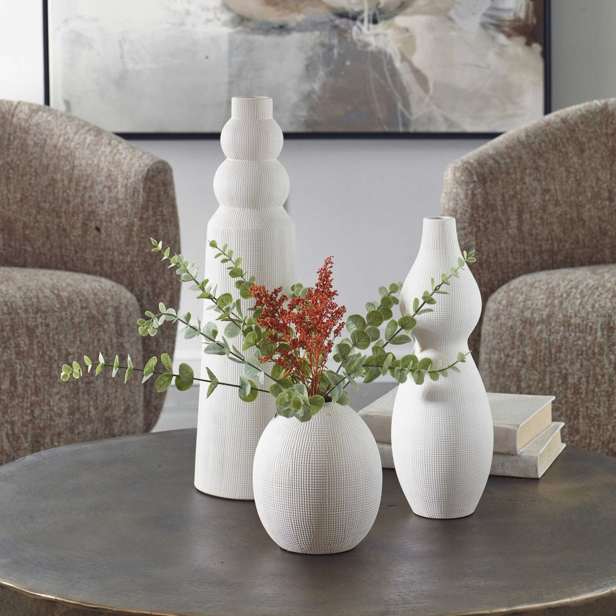 Forma Vases, S/3 Vases and Jars| Uttermost