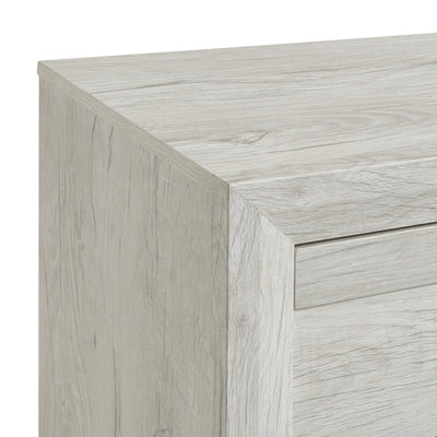 Fort Worth 5 - Drawer Chest in White (Sturdy Act) - Al Rugaib Furniture
