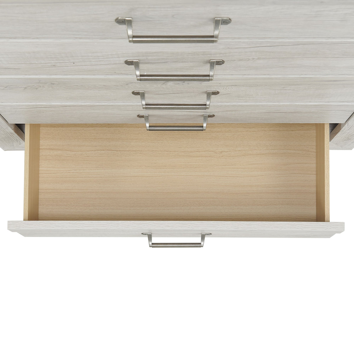 Fort Worth 5-Drawer Chest in White (Sturdy Act) Cabinets & Chests| ROOTS FURNITURE