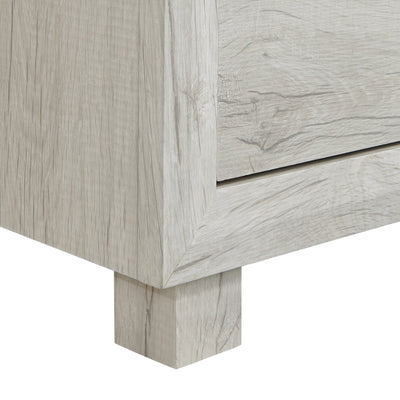 Fort Worth 5 - Drawer Chest in White (Sturdy Act) - Al Rugaib Furniture