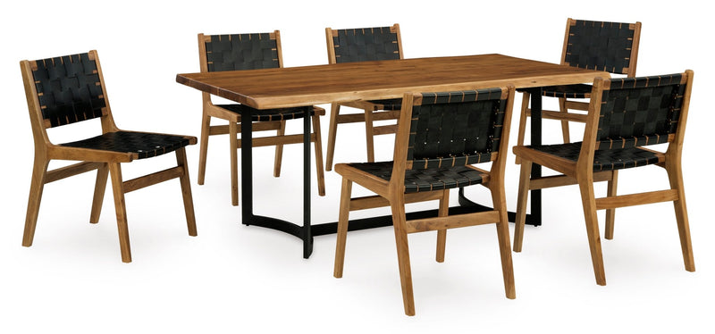 Fortmaine Rectangular Dining Room - Al Rugaib Furniture