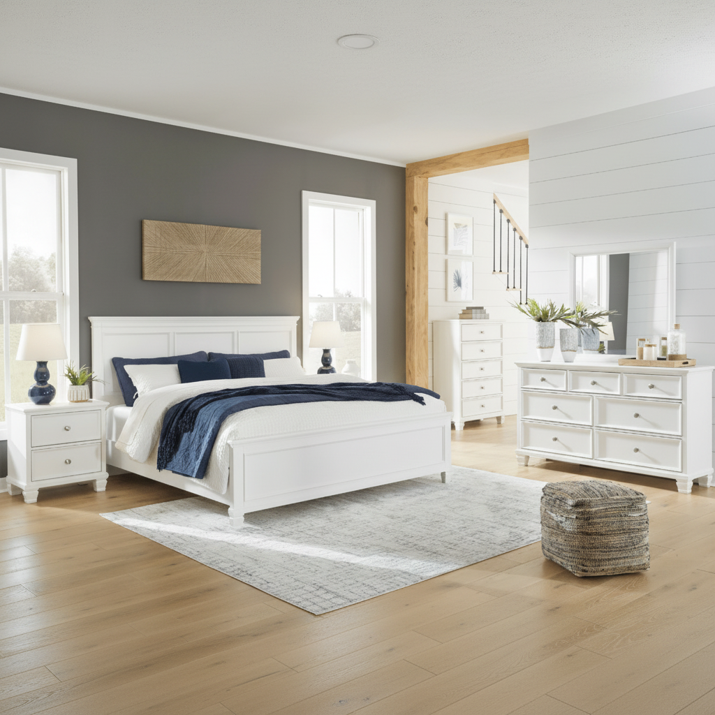 Fortman king bedroom set with chest