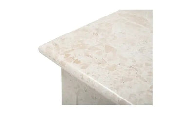 Forum Side Table Cream Marble - Al Rugaib Furniture