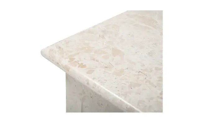 Forum Side Table Cream Marble - Al Rugaib Furniture