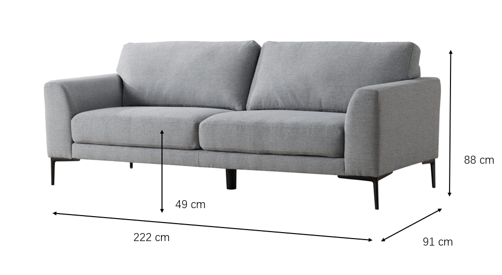 Fossil Sleek Sofa Sofas & Loveseats| Roots Furniture