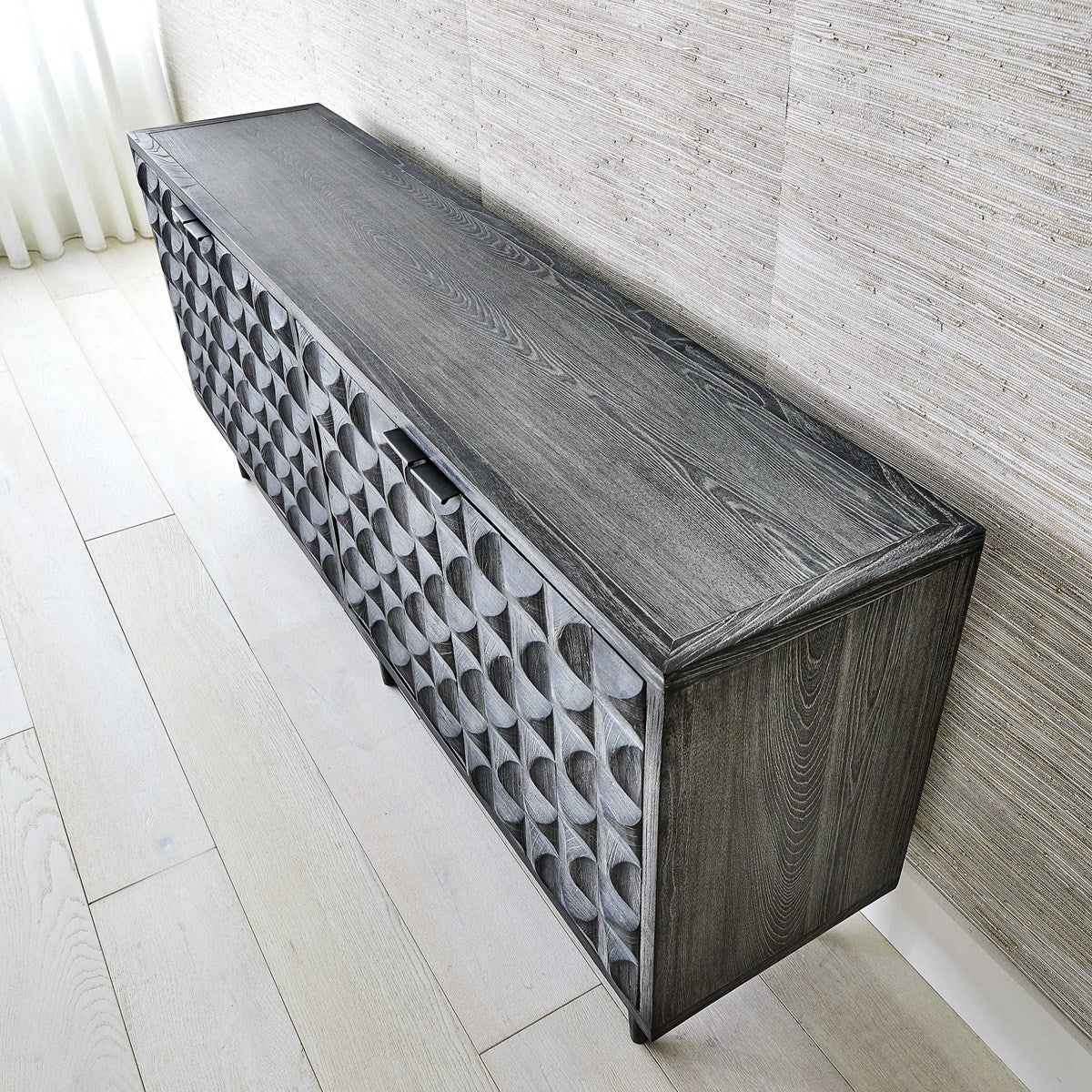 Foursquare 4-Door Cabinet Cabinets & Chests| Uttermost