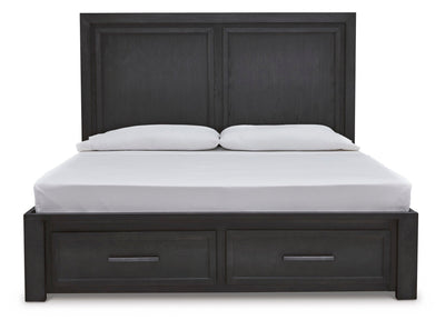 Foyland Queen Panel Storage Bed - Al Rugaib Furniture