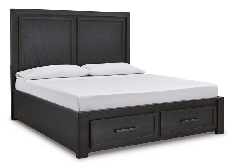 Foyland Queen Panel Storage Bed - Al Rugaib Furniture