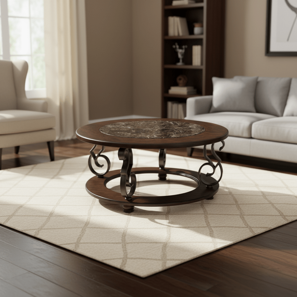 Frallyn Round Cocktail Table Coffee Tables| Ashley Homestore