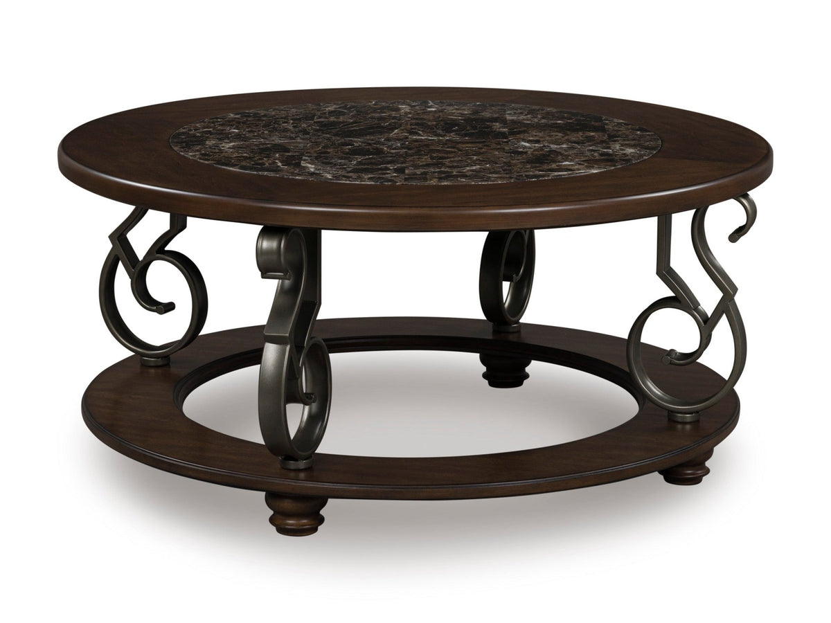 Frallyn Round Cocktail Table Coffee Tables| Ashley Homestore