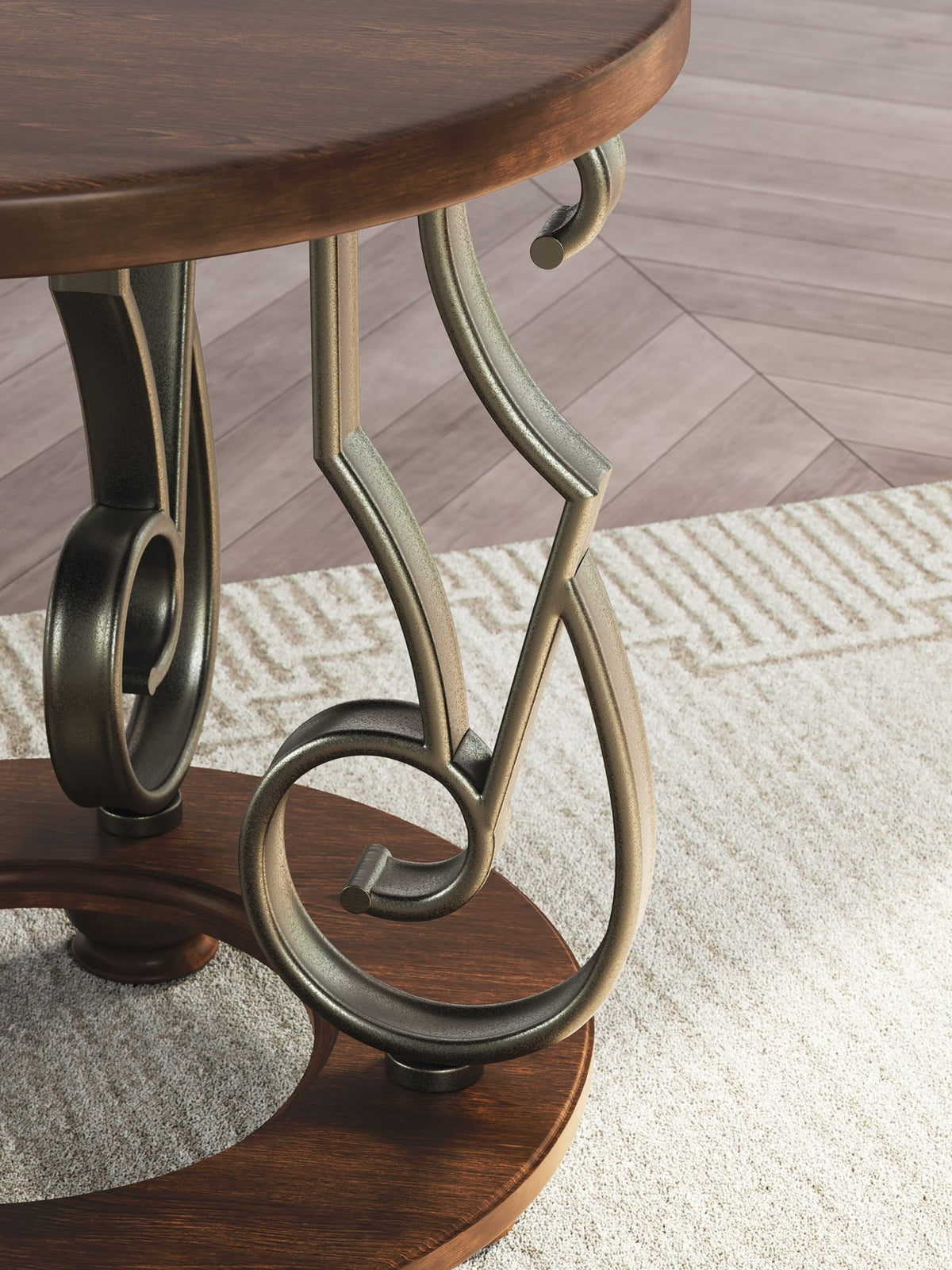 Frallyn Round End Table End Tables| Ashley Homestore