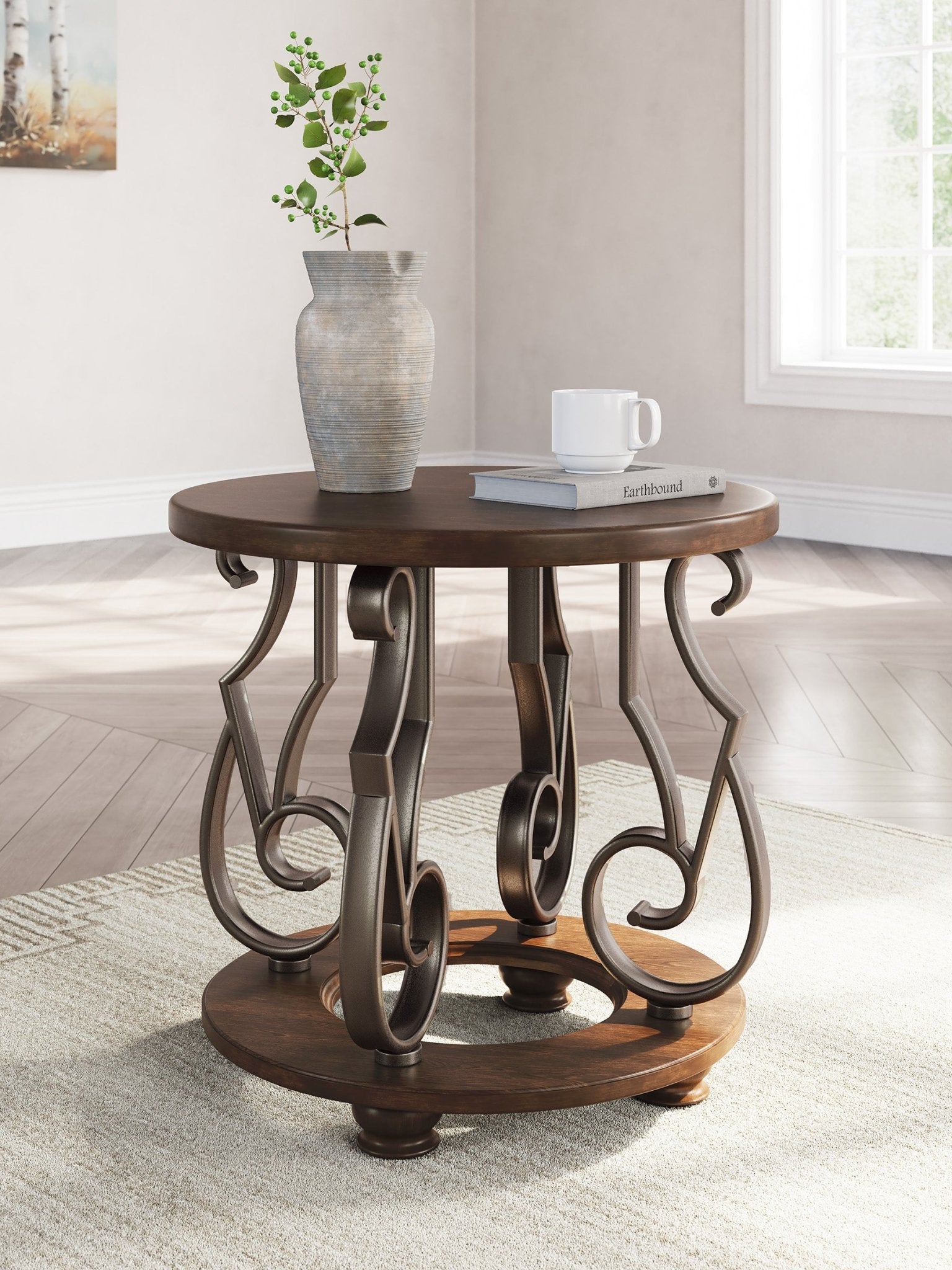 Frallyn Round End Table End Tables| Ashley Homestore