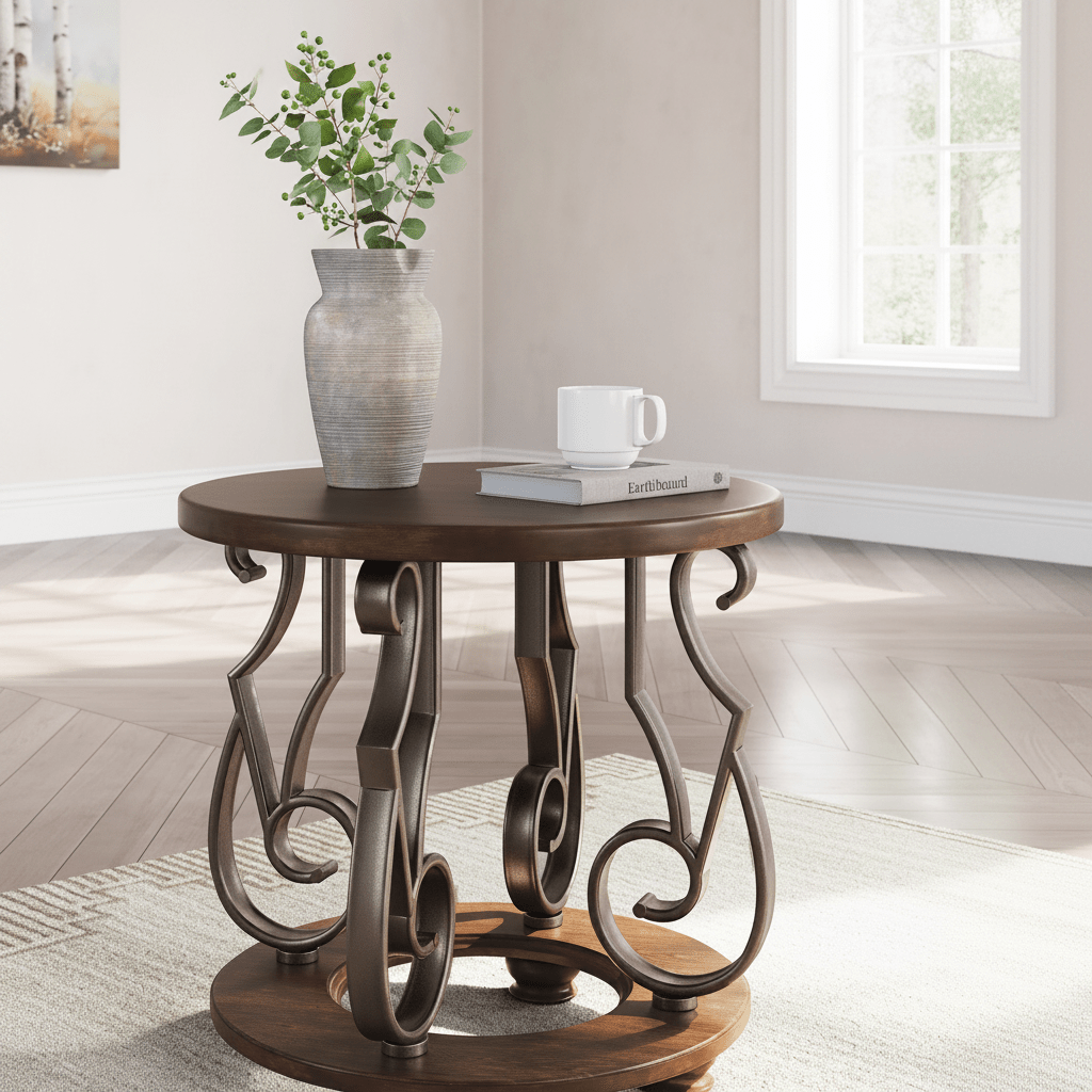 Frallyn Round End Table End Tables| Ashley Homestore
