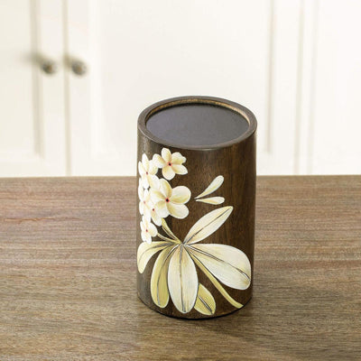 Frangipani Wooden Candle Holder (Large) - Al Rugaib Furniture