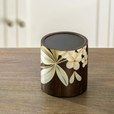 Frangipani Wooden Candle Holder (Small) - Al Rugaib Furniture